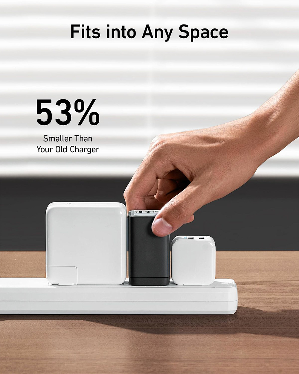 Компактное быстрое зарядное устройство на основе GaN, специализированный модульный USB-разъем питания и высокопроизводительный блок питания для ПК.