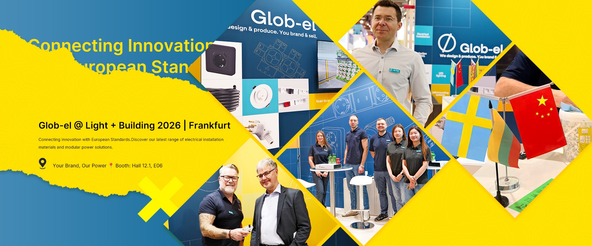 Glob-el na targach Light + Building 2026 | Rozwiązania w zakresie instalacji elektrycznych