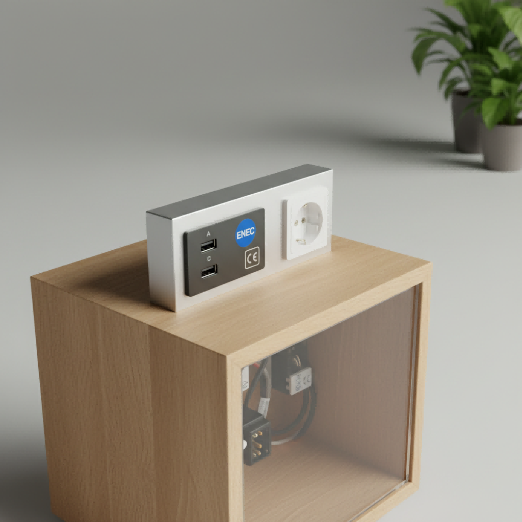 Moduły zasilania USB GaN kontra krzem dla producentów mebli