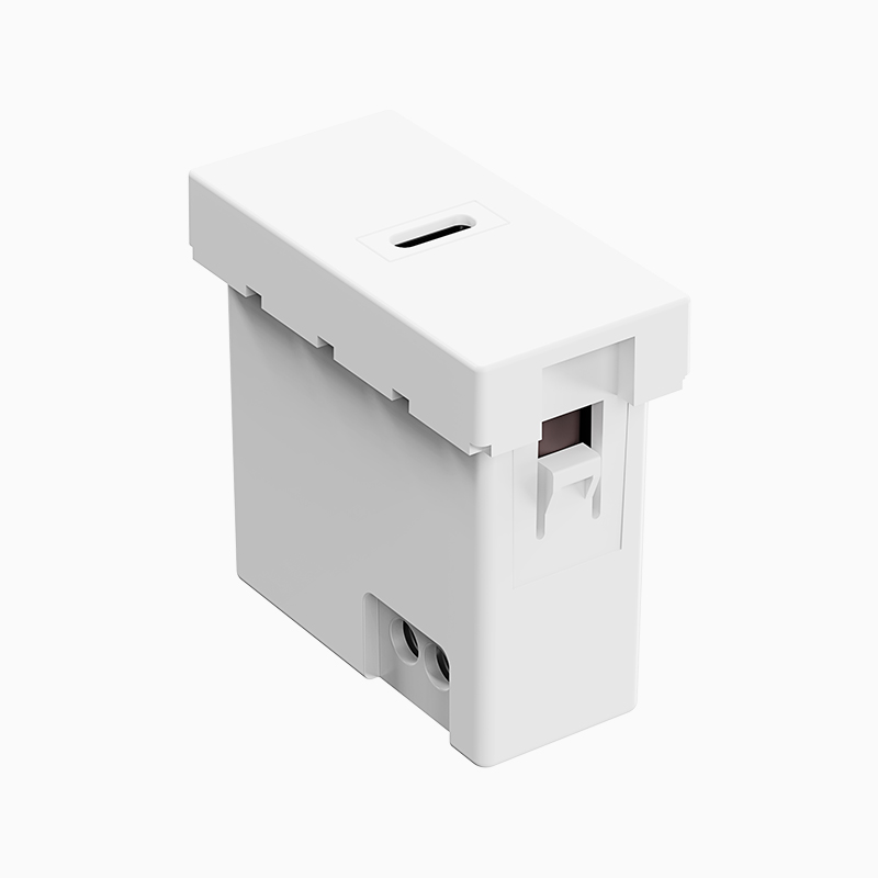 0.5ウェイ（22.5×45mm）USBソケットモジュール