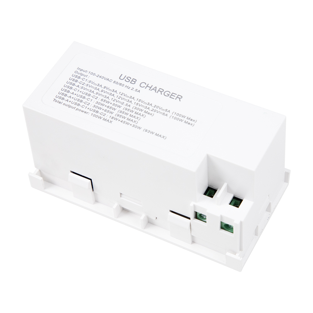 Moduł inteligentnej ładowarki USB Trunking 100 W – potrójny port 2C1A z inteligentnym przydziałem mocy
