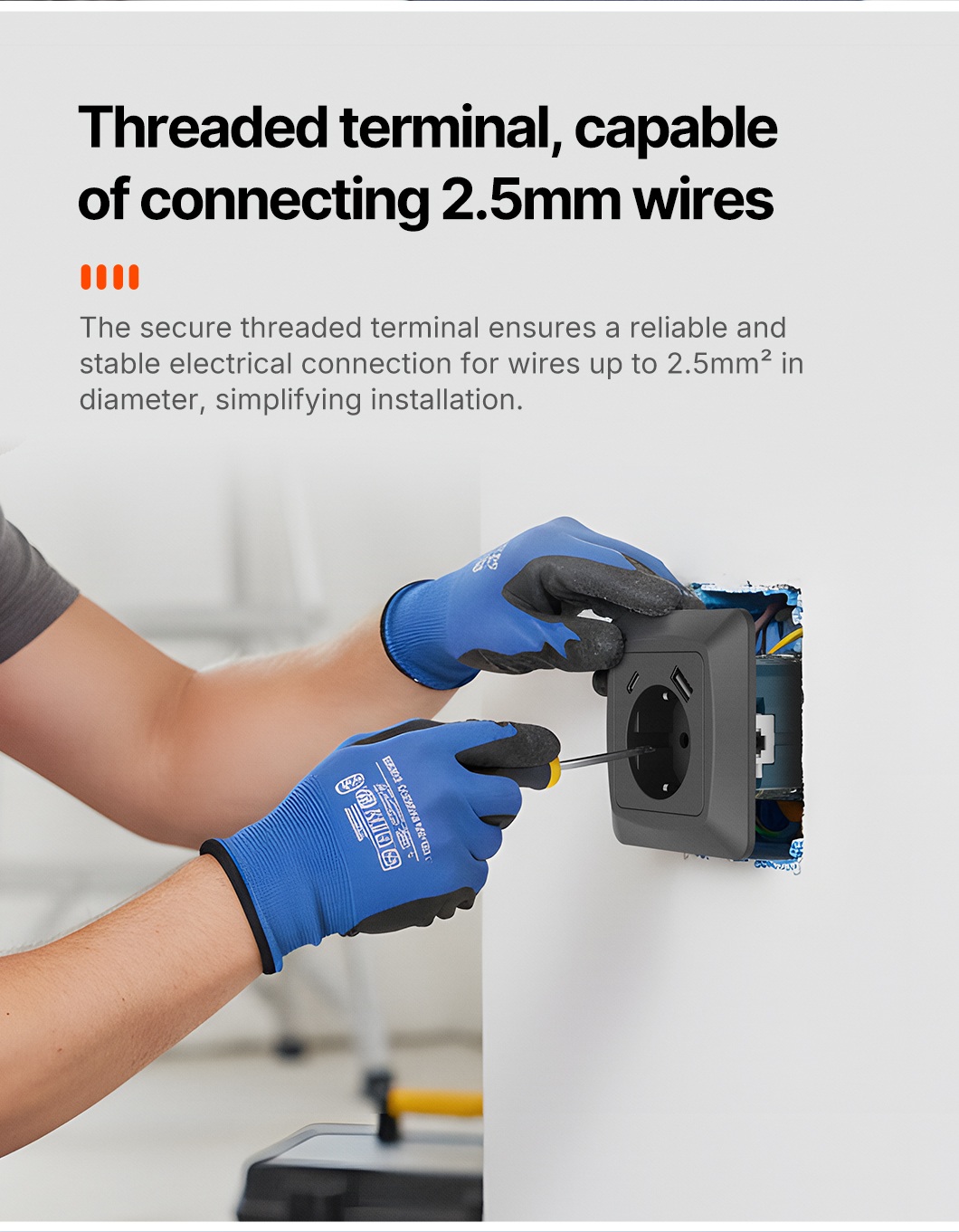 Zaciski śrubowe z tyłu