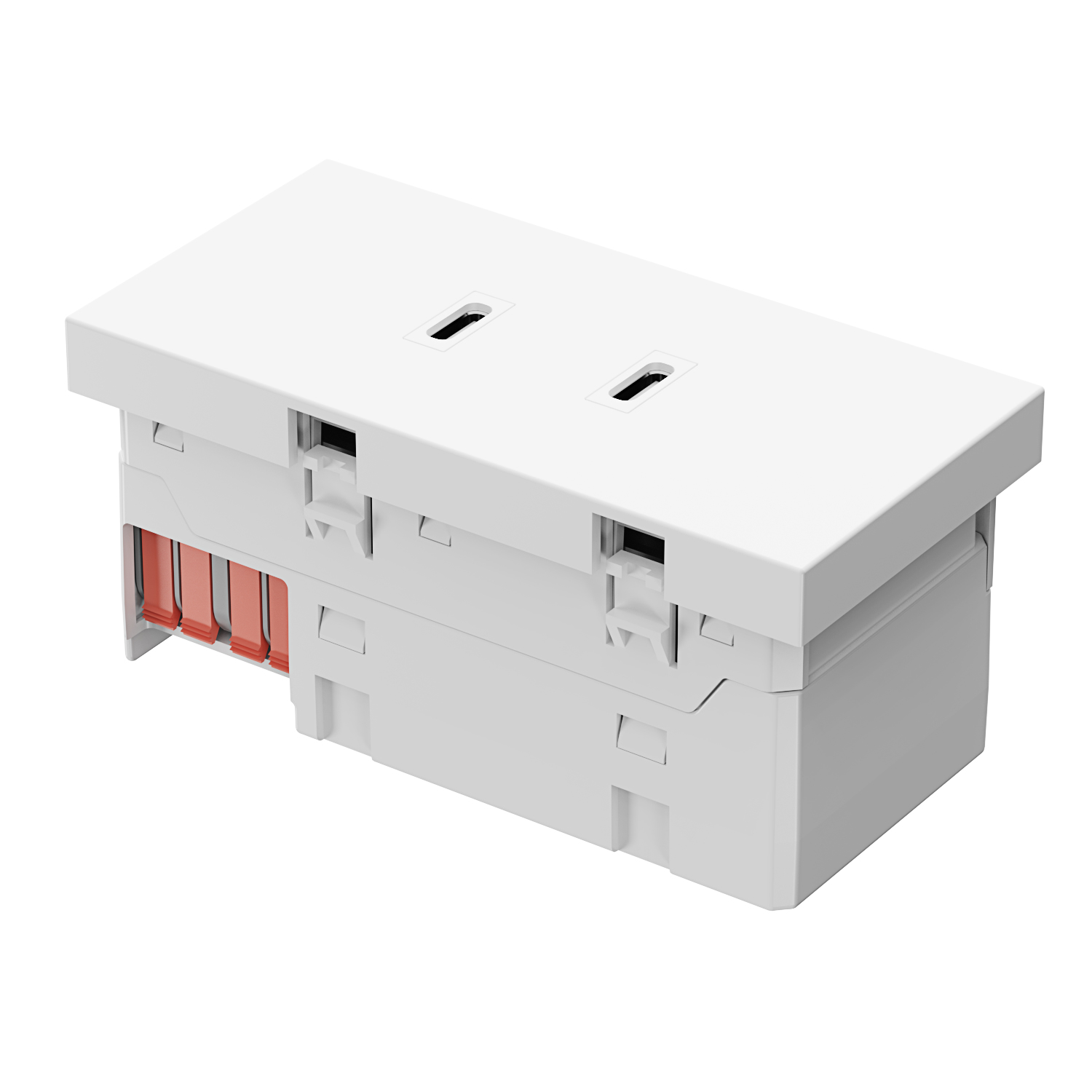 Specialanpassad 100W USB-C-strömmodul tillverkad av Glob-el för europeiska kontorsmöbler